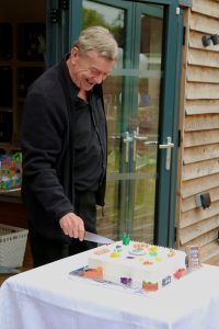 Garry Cuts The Cake