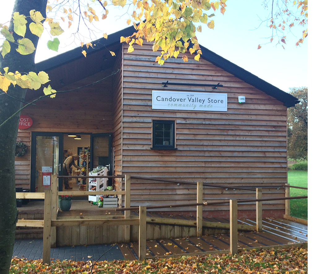 Autumn Leaves at Candover Valley Store